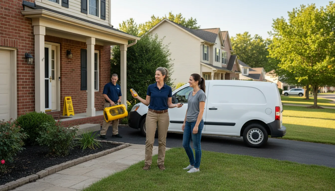 Water restoration image for Dehumidification And Cleanup Services in Brownton, MN